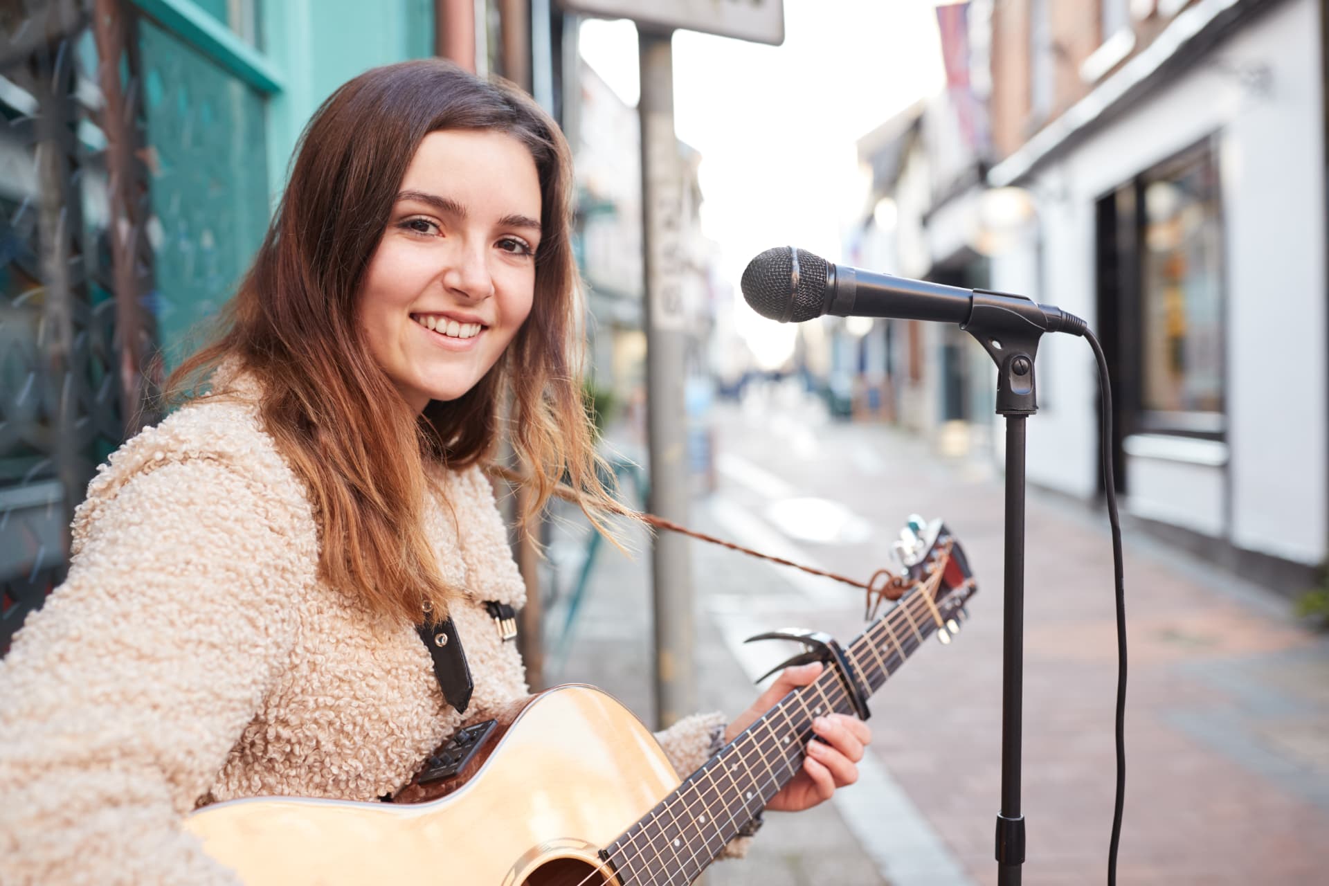 Portrait of Cheryl Hart, acoustic act